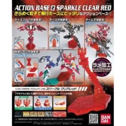 Action Base 2 - Sparkle Clear Red