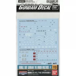 Gundam Decal 113 - Mobile Suit Gundam The Origin Multiuse 2