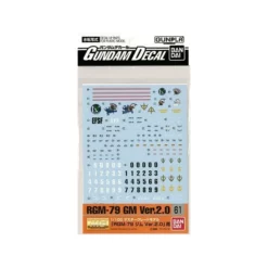 Gundam Decal 61 - MG 1/100 RGM-79 GM Ver 2.0