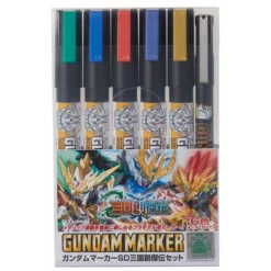 Gundam Marker Set - SANGOKU SOKETSUDEN SET (GMS-100C)