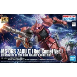 HG (The Origin) MS-06S Zaku II Principality Of Zeon Char Aznable's Mobile Suit Red Comet Ver. (024)