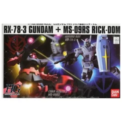 HG UC RX-78-3 Gundam + MS-09RS Rick Dom Chars Custom Set